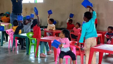 Sergeant Mabaso visits schools and crèche