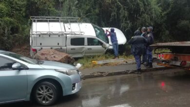 crash in poort road