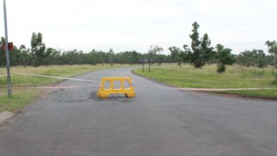 WARNING: Amcor road closed