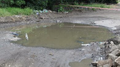 Sewer leak