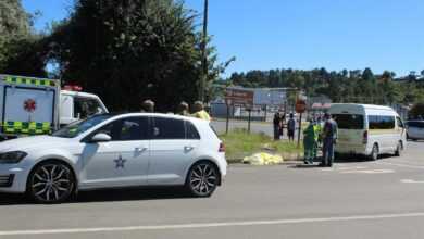 The accident scene