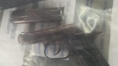 Pistol Recovered