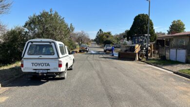 de lange road water leak