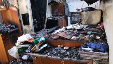 fire in surat road