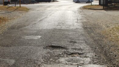 watson road potholes