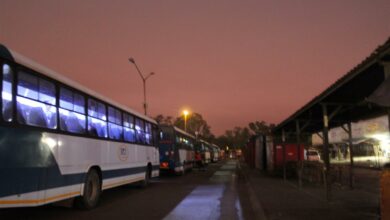 no lights at bus rank