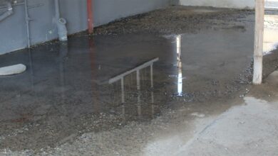 sewer leak