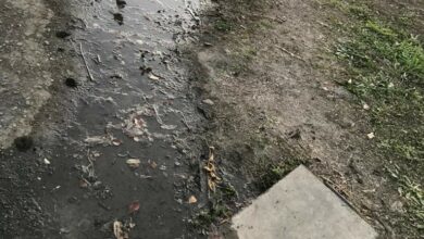 corner water leak