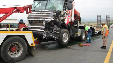 Truck crash