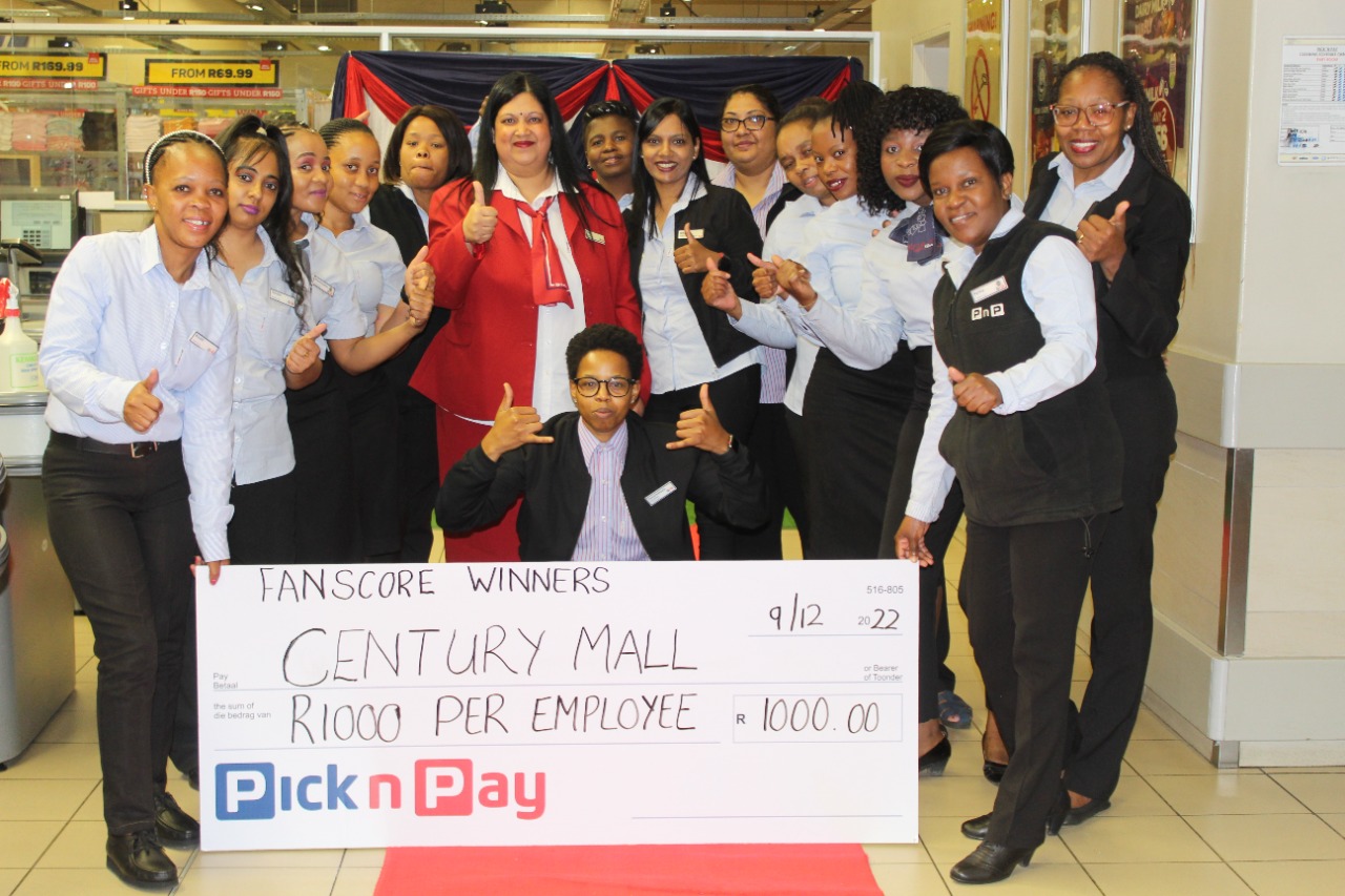 Pick n Pay Newcastle Mall bags Fan Score award once again Northern