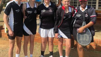 Pieter Bester, Zalika Meyer, Mandie Conradie and Akhona Zungu