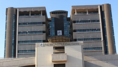 The Newcastle Municipality building.