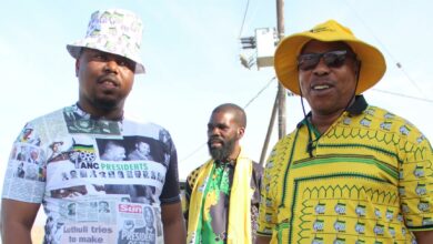 Sipho Hlomuka and Bonga HLomuka.