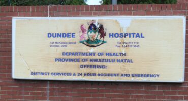 Entrance to Dundee Hospital.