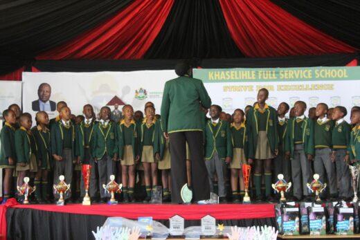The Khaselihle Primary School choir captivated audiences with their enchanting performance.
