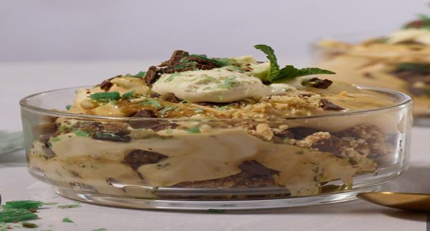 Peppermint Crisp Tart Image