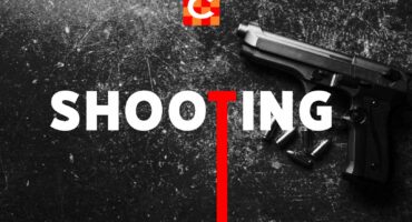 Caxton Local Media image created for a shooting, with a gun and the word shooting written across.