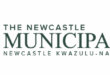 The coat of arms for Newcastle Municipality, KwaZulu-Natal's logo, with 'Newcastle Municipality' written next to it in bold text on a white background.