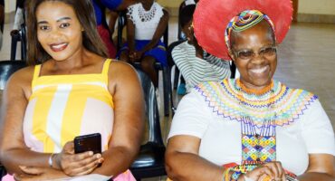 Images of Zulu women in traditinal and more modern dress.