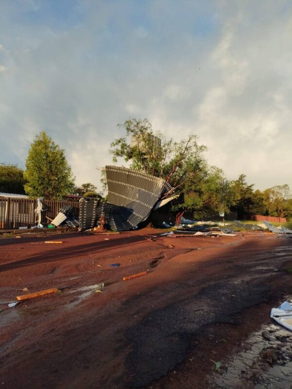 A severe weather system chatagorised by heavy rains, large hail and gale-force winds hit parts of KwaZulu-Natal yesterday.