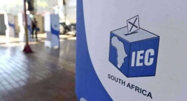 An image of the Electoral Commission (IEC) symbol, encouraging people to vote in the next local government elections.