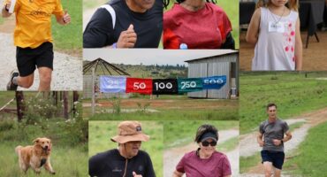 Runners of all ages take part in Rooi Point Farm Parkrun.