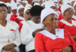 An image of Methodist Church congregants at their annual Covenant Renewal and Planting Service in Bhekuzulu Vryheid.