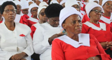 An image of Methodist Church congregants at their annual Covenant Renewal and Planting Service in Bhekuzulu Vryheid.
