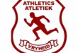 Image of the logo of Vryheid Athletic Club in maroon on a white background.