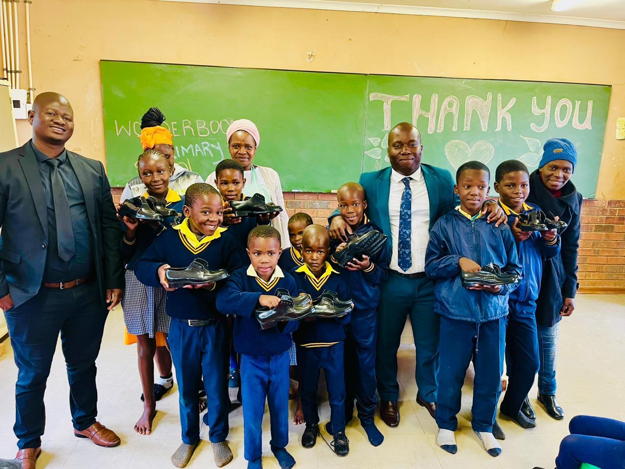 School shoe donation lifts learners’ confidence at Wonderboom