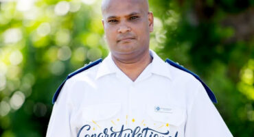 Image of NSPCA chief inspector Nazareth Appalsamy in uniform.