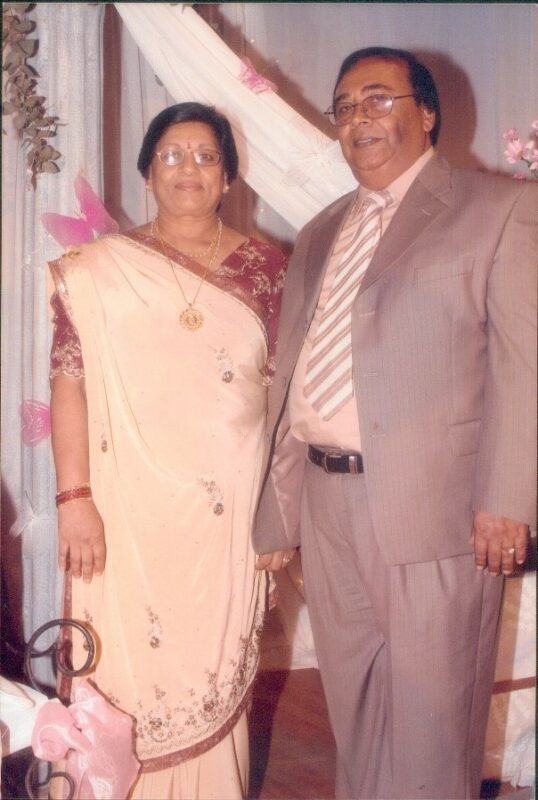 An old photograph taken of a married couple in Newcastle.