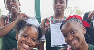 Image of Vryheid Landbou High School learners who have been selected for the 7s tour to Dubai.