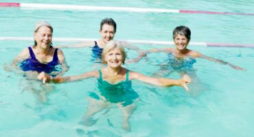 Image of some women in a pool in Dundee.