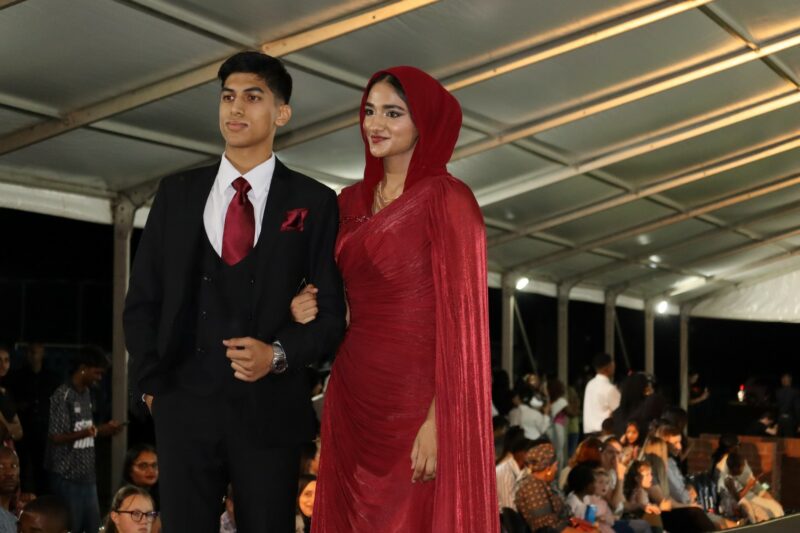 Hanna and Uzair are attending the matric farewell.