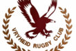Image of Vryheid Rugby Club emblem in maroon and white.