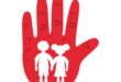 red hand day awareness illustration isolated