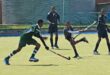 A photo of male hockey players at the St Dominics boys' hockey pre-season tournament.