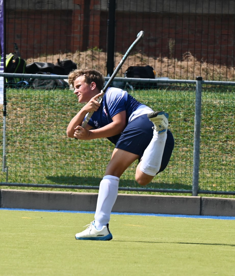 A photo of male hockey players at the St Dominics boys' hockey pre-season tournament.