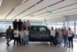 Staff and guests pose with the new Kia Tasman bakkie at MMG Kia Newcastle showroom