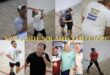 A collage of the players during the Newcastle Squash Club league in March.