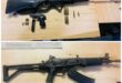 Image of firearms confiscated by SAPS