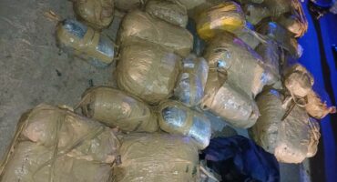 Image of bales of dagga.