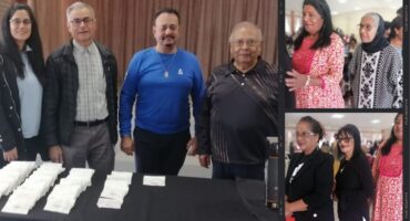 A collage of photos of the Newcastle organisation for the Aged members taken during their in-house function.
