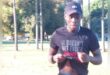 Image of an athlete running at parkrun.
