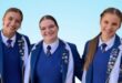 Image of three female Pionier learners.