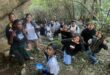 Image of learners at a hidden cave.