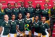 Image of group of girl hockey players from Vryheid High School.