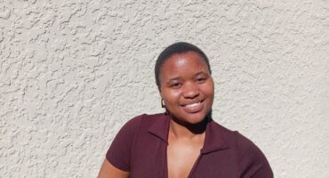 An image of Sithandiwe Mhlongo who is a 23-year-old woman, seeking opportunities to complete her qualification in Auctioneering Support Services.