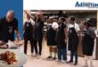A large featured image of a group of Chefs on Master Chef SA. Inset: Chef Shange and below is a plate of food. Top corner is the Newcastle Advertiser logo.